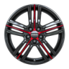 RIM RONAL R57 MCR 7.5X18 ET42 105X5 56.5 BLACK-RED