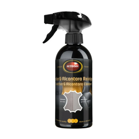 AUTOSOL LEATHER AND ALCANTARA CLEANER SPRAY BOTTLE 500 ML DE/EN
