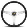 VOLANTE MOMO CALIFORNIA 360 CUERO NEGRO