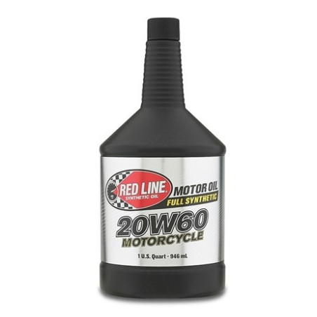 REDLINE ACEITE MOTOCICLETA 4T 20W60 - 946ML/CS12