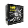 OMP SPEED JUEGO DE 4 TAPACUBOS MAGNUM COLOR NEGRO/PLATA/CARBONO 13 PULGADAS