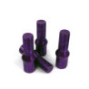 OMP SPEED JUEGO DE 20 TORNILLOS ACERO DE COLORES M12X1.5 LLAVE DE 17/19 LARGO 27MM COLOR MORADO Y MATERIAL DIN 10.9