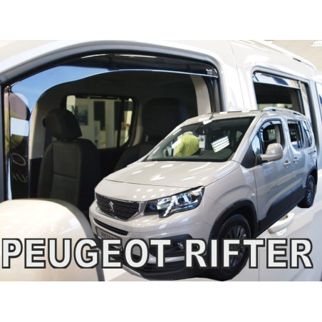DEFLECTORES PEUGEOT RIFTER 4D/5D LOV 2018-(DEFLECTORES POSTERIORES EN CONJUNTO)