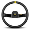 VOLANTE MOMO 350 MM PIEL 2 BRAZOS NEGRO MOD.02