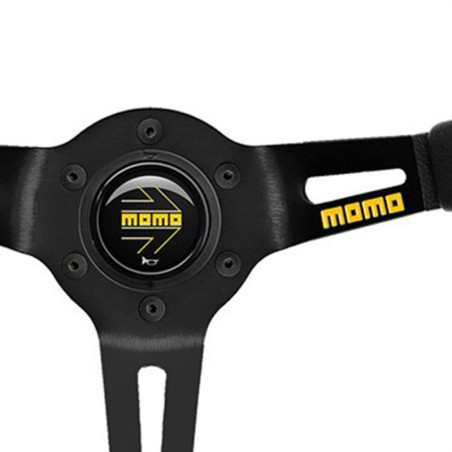 VOLANTE MOMO 350 MM ALCANTARA NEGRO MOD.08