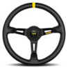 VOLANTE MOMO 350 MM ALCANTARA NEGRO MOD.08