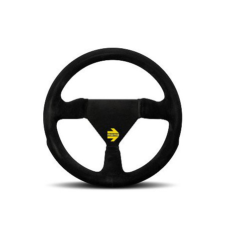 VOLANTE MOMO 260MM PIEL VUELTA NEGRO MOD.11
