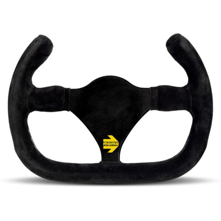 VOLANTE MOMO 270MM PIEL VUELTA NEGRO MOD.27/C
