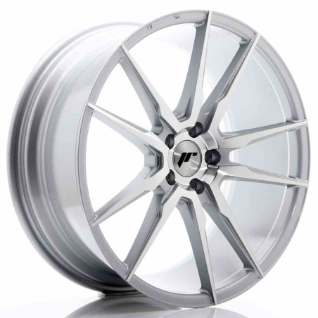 LLANTA JAPAN RACING JR21 20X8,5 ET40 5X114,3 SILVER MACHINED FACE