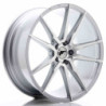 LLANTA JAPAN RACING JR21 20X8,5 ET40 5X114,3 SILVER MACHINED FACE