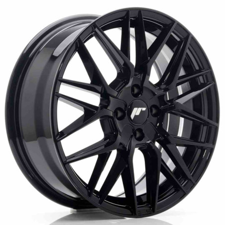 LLANTA JAPAN RACING JR28 17X7 ET40 4X100 NEGRO BRILLANTE