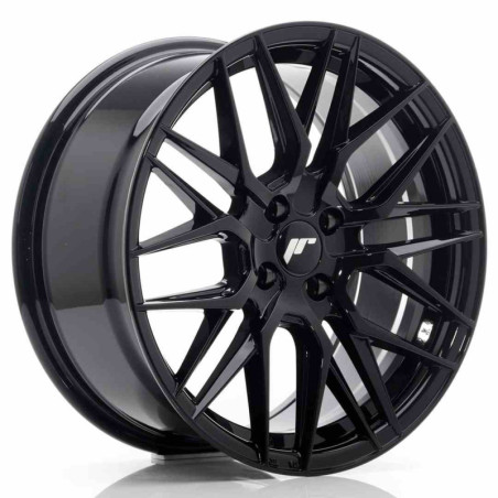 JAPAN RACING RIM JR28 17X8 ET40 4X100 GLOSSY BLACK