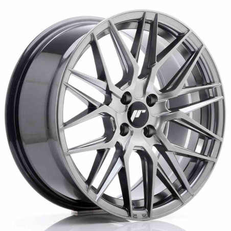 LLANTA JAPAN RACING JR28 17X8 ET40 4X108 HYPER BLACK