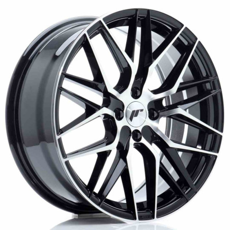 LLANTA JAPAN RACING JR28 18X7,5 ET40 4X100 GLOSS BLACK MACHINED FACE
