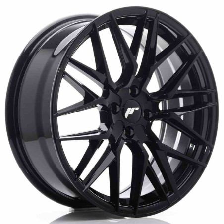 JAPAN RACING RIM JR28 18X7.5 ET40 4X108 GLOSSY BLACK