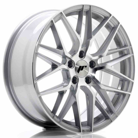 JAPAN RACING RIM JR28 18X7.5 ET40 5X114.3 SILVER MACHINED FACE