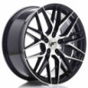 LLANTA JAPAN RACING JR28 18X8,5 ET40 5X114,3 NEGRO BRILLANTE MACHINED FACE