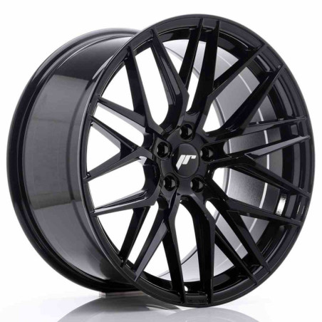 JAPAN RACING RIM JR28 20X10 ET40 5X120 GLOSSY BLACK