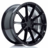 JAPAN RACING RIM JR37 17X8 ET20-40 5H BLANK GLOSSY BLACK