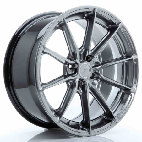 LLANTA JAPAN RACING JR37 17X8 ET40 4X100 HYPER BLACK