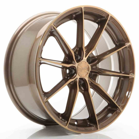LLANTA JAPAN RACING JR37 17X8 ET40 5X112 BRONCE PLATINO