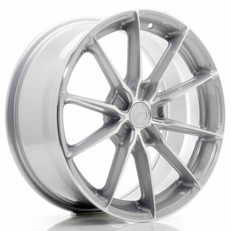 LLANTA JAPAN RACING JR37 18X8 ET20-45 5H BLANK SILVER MACHINED FACE