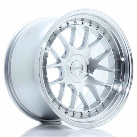 LLANTA JAPAN RACING JR40 18X10,5 ET15-22 5H BLANK SILVER MACHINED FACE