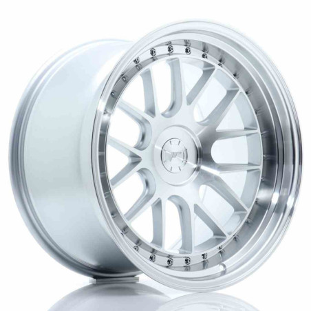 LLANTA JAPAN RACING JR40 19X11 ET15-22 5H BLANK SILVER MACHINED FACE