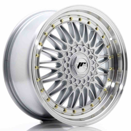 LLANTA JAPAN RACING JR9 18X8 ET35 5X112/120 SILVER W/MACHINED LIP
