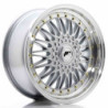 LLANTA JAPAN RACING JR9 18X8 ET35 5X112/120 SILVER W/MACHINED LIP