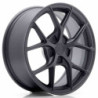 JAPAN RACING SL01 RIM 17X7 ET20-40 5H BLANK MATT GUN METAL