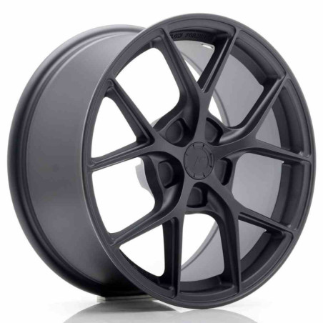 JAPAN RACING SL01 RIM 17X8 ET20-45 5H BLANK MATT GUN METAL