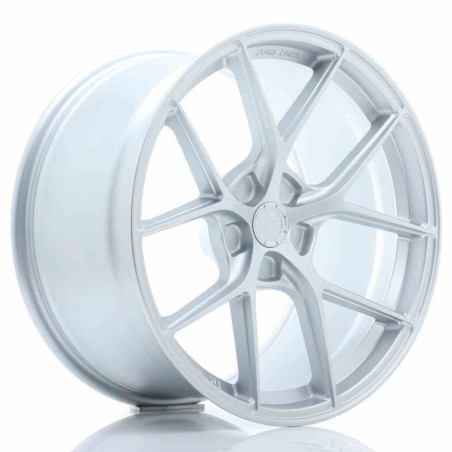 LLANTA JAPAN RACING SL01 19X10 ET20-40 5H BLANK MATT SILVER