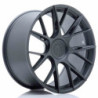 JAPAN RACING JR42 RIM 20X10 ET35-42 5H BLANK MATT GUN METAL