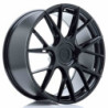JAPAN RACING JR42 RIM 20X9 ET35-50 5H BLANK GLOSSY BLACK
