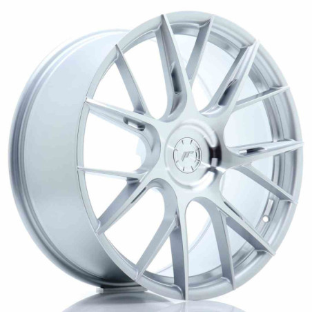 JAPAN RACING JR42 RIM 20X9 ET35-50 5H BLANK SILVER MACHINED FACE