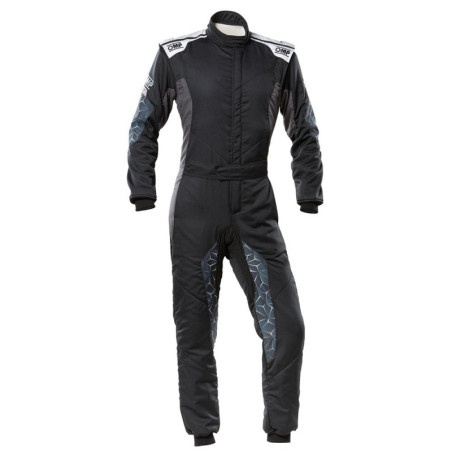 TECHNICAL HYBRID FIA RACING SUIT 8856-2018 BLACK/SILVER SIZE 58