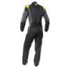 TECHNICA HYBRID RACING SUIT FIA 8856-2018 BLACK / FLUO YELLOW SIZE 44