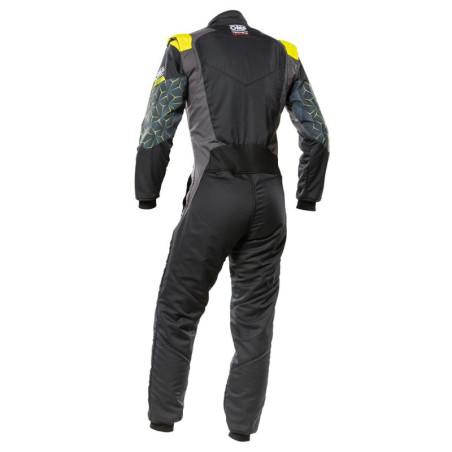 TECNICA HYBRID TRAJE RACING NEGRO/AMARILLO TALLA 54