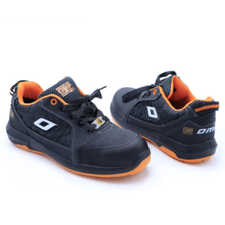 OMP MECCANICA ZAPATILLAS TRABAJO SEGURIDAD S1P SRC ESD PRO SPORT TALLA 42 GRIS NARANJA