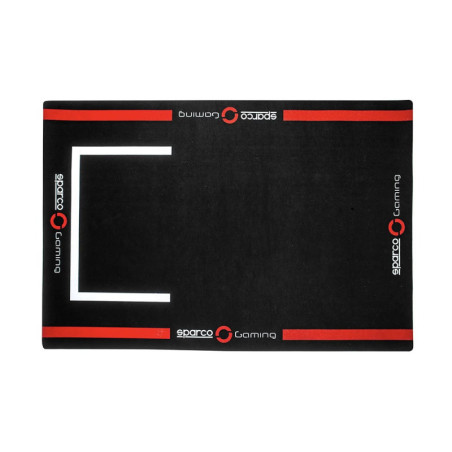 ALFOMBRA COCKPIT 180X120MM NEGRO/ROJO