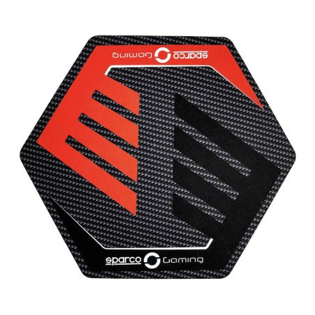 ALFOMBRA PARA SILLA GAIMING 110X97.5MM NEGRO/ROJO