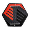 ALFOMBRA PARA SILLA GAIMING 110X97.5MM NEGRO/ROJO