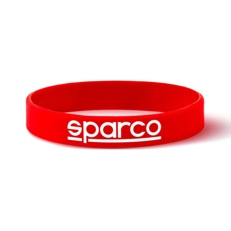 10 PULSERAS SPARCO ROJO