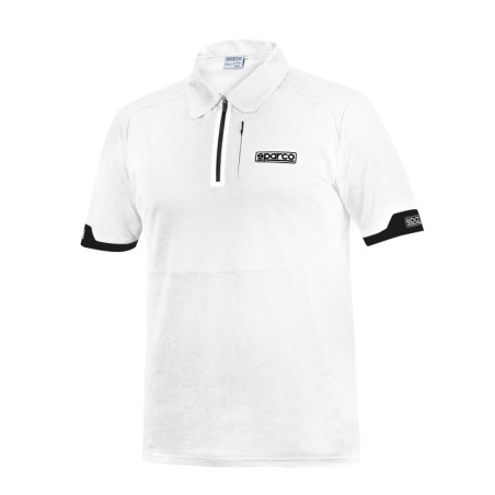 POLO CON CREMALLERA TALLA S BLANCO