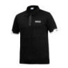 POLO CON CREMALLERA TALLA S NEGRO