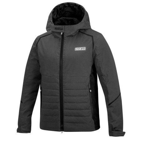 CHAQUETA CORTAVIENTOS SPARCO TALLA M GRIS/NEGRO