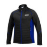 SOFTSHELL JACKET SIZE M BLACK/BLUE