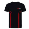 CAMISETA GAMING TALLA L NEGRO/ROJO