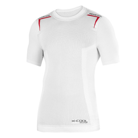 K-CARBON T-SHIRT SIZE XXS WHITE/RED